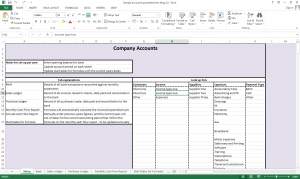 A simple spreadsheet system for business bookkeeping