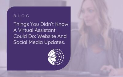Things you didn’t know a virtual assistant could do – website and social media updates