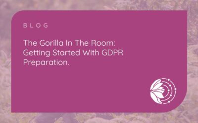 The Gorilla in the Room – Getting Started with GDPR Preparation