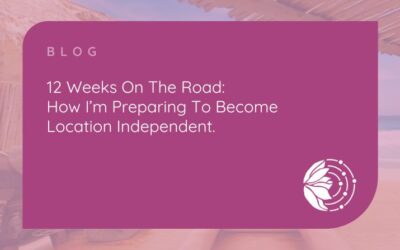 12 Weeks on the Road – how I’m preparing to become location independent