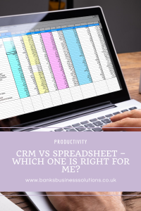 CRM vs Spreadsheet – which one is right for me?