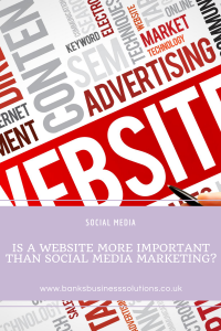 Is a website more important than social media marketing?