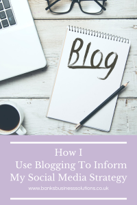 How I Use Blogging To Inform My Social Media Strategy