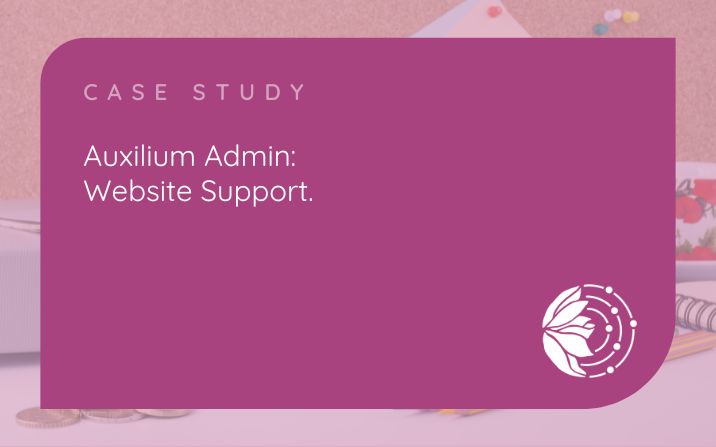 Auxilium Admin: Website Support