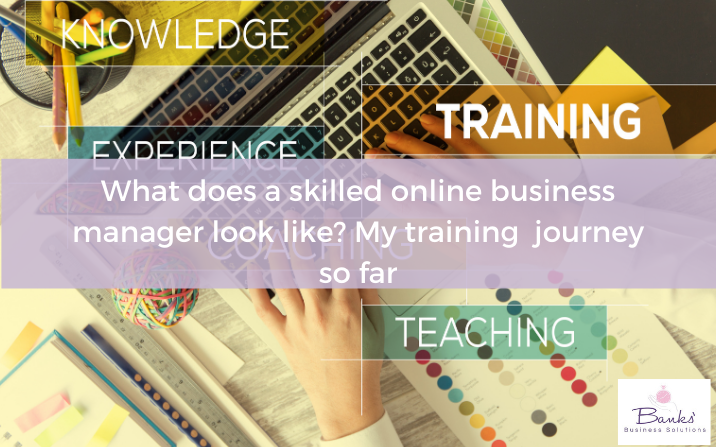 The training involved to be an online business manager