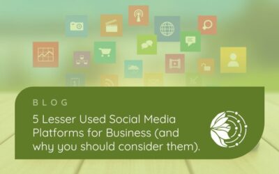 5 Lesser Used Social Media Platforms for Business (and why you should consider them)