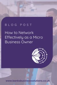 How to Network Effectively as a Micro Business Owner - Picture of a group of business owners stood talking