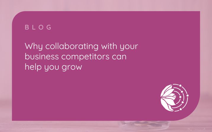 Why collaborating with your business competitors can help you grow - picture of a glass jar with money and a plant inside